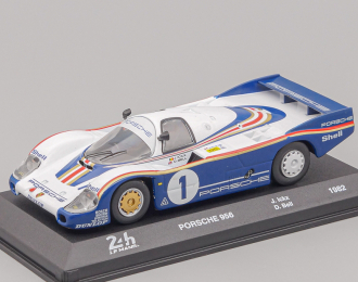 PORSCHE 956lh 2.6l F6 Twin Turbo Team Rothmans Porsche System №1 Winner 24h Le Mans (1982) Jacky Ickx - Derek Bell, white / blue