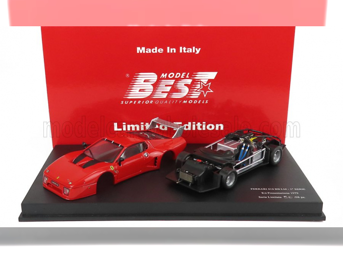 FERRARI 512 Bb Lm I Serie Kit Presentazione (1979), Red Black