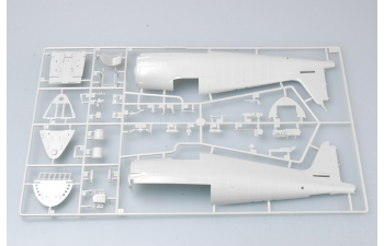 Сборная модель Американский палубный истребитель Grumman F6F-5N Hellcat
