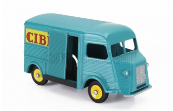 CITROEN Set L'indispensable Citroen 2x H-type 1200kg Van Cibie (1955) - Coffret Box, Silver Blue
