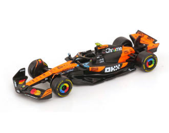 McLAREN F1 Mcl39 Team Mclaren №4 World Champion Season (2025) Lando Norris, Orange Black