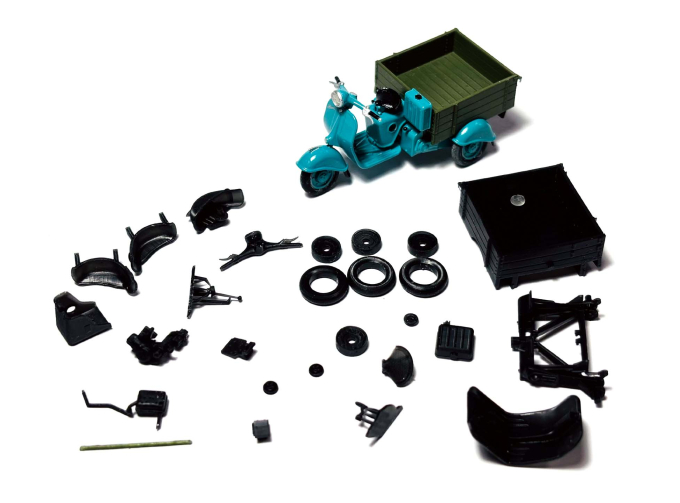 Сборная модель Вятка МГ-150 грузовой мотороллер