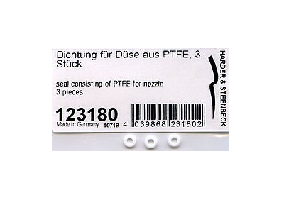 Прокладки сопел для аэрографа PTFE Seals for Harder & Steenbeck Nozzles