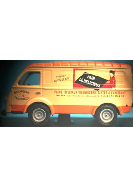 RENAULT 1000KG Boulangerie "Pain Le Delicieux", оранжевый