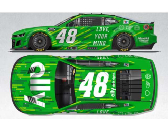 Chevrolet #48 Alex Bowman *Ally/AD Council*, green/white 2025