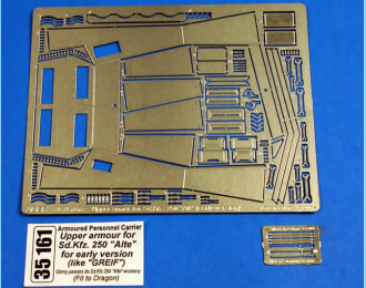 Armoured personnel carrier, Upper armour for Sd.Kfz. 250 "Alte" (For early version like "GREIF")