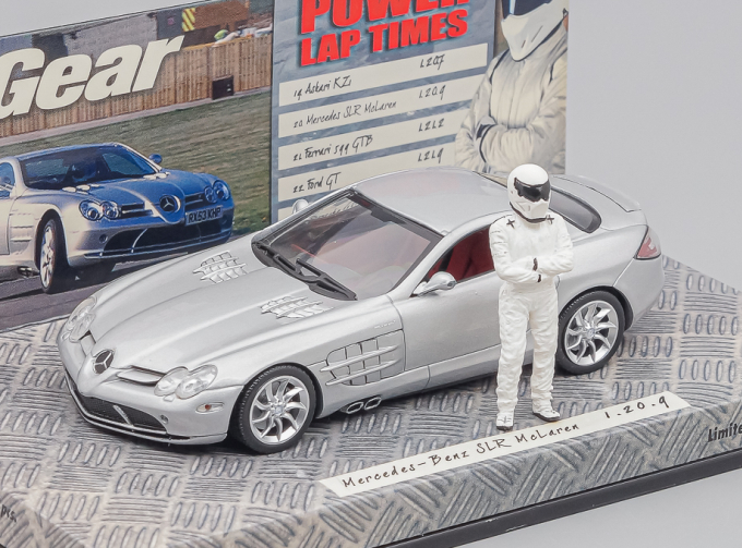 MERCEDES-BENZ MCLAREN SLR - SILVER - "TOP GEAR", silver