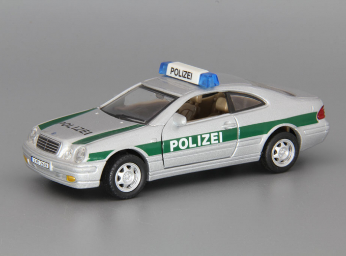 MERCEDES-BENZ CLK Polizei, silver / green