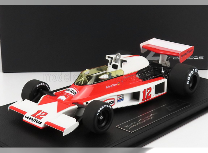 McLAREN F1 M23 Ford Cosworth Marlboro Mclaren Team N 12 Season 1976 Jochen Mass - Con Vetrina - With Showcase, Red White