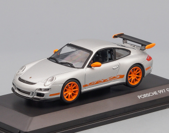 PORSCHE 997 GT3 RS, grey / orange