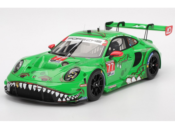 PORSCHE 911 992 Gt3 R Team Ao Racing №77 Imsa 24h Daytona (2025), Green