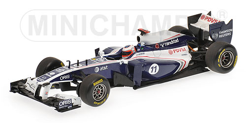 COSWORTH FW33 AT T WILLIAMS - RUBENS BARRICHELLO - 2011, blue