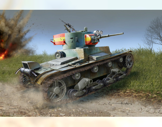 Сборная модель Танк Soviet T-26 Light Infantry Tank Mod.1936/1937