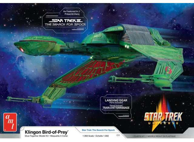 Сборная модель Star Trek Klingon Bird of Prey.
