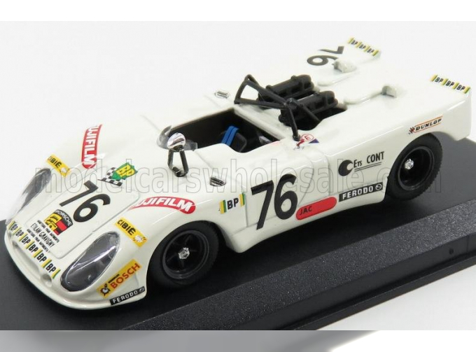 PORSCHE 908/2 Flunder N 76 24h Le Mans 1972 Lagniez - Touroul, White