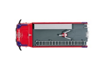 MAN TGM Fire Brigade Rosenbauer AT, red