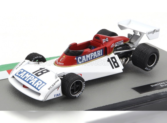 SURTEES F1 Ts19 №18 Season (1976) Brett Lunger, White Red