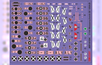 Сборная модель Истребитель Messerschmitt Bf 109A/B