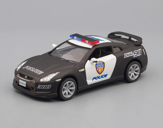 NISSAN GT-R R35 Police (2009), black / white