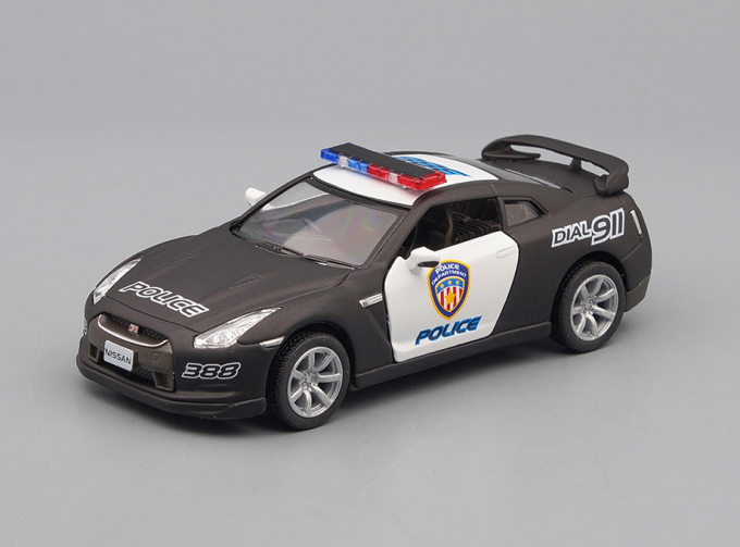 NISSAN GT-R R35 Police (2009), black / white