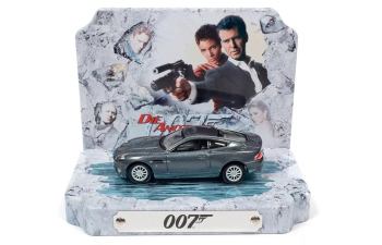ASTON MARTIN V12 Vanquish из фильма Джеймс Бонд 007 - "Умри, но не сейчас" (2002), серебристый