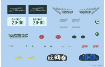 Сборная модель Subaru Impreza Sti Version VI (w/GT-W Wing)