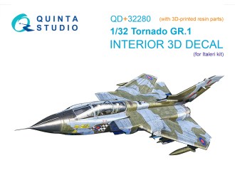 3D Декаль интерьера кабины Tornado Gr.1 (Italeri) (с 3D-печатными деталями)