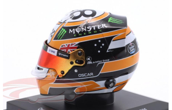 MINI HELMET Oscar Piastri McLaren Formula 1 Team #81 3rd Monaco GP Formula 1 (2025)