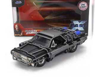 CHEVROLET El Camino Pick-up (ff10) Custom With Gun (1967) - Fast & Furious, Matt Black