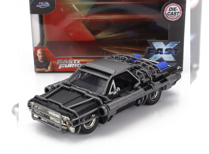 CHEVROLET El Camino Pick-up (ff10) Custom With Gun (1967) - Fast & Furious, Matt Black