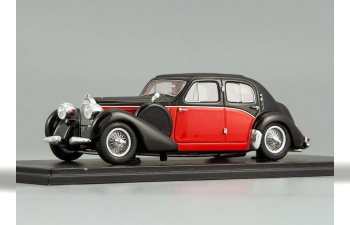 BUGATTI 57 Galibier 1939, black / red