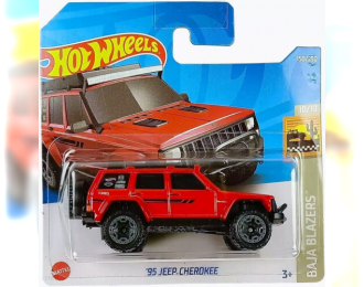 JEEP Cherokee (1995), red
