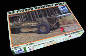 Сборная модель US M1A1 155mm Howitzer (WWII)