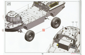 Сборная модель US Navy Amphibious Vehicle LARC-V