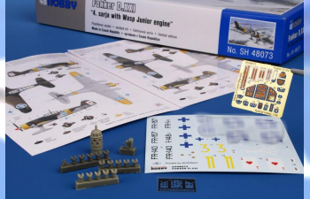 Сборная модель Fokker D.XXI "4.Sarja with Wasp Junior Engine"