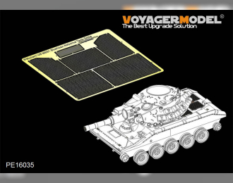 Фототравление для Modern US M551 Sheridan Airborne Tank Grills