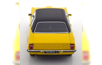 FORD Taunus L Saloon with vinyl roof (1971), yellow flatblack