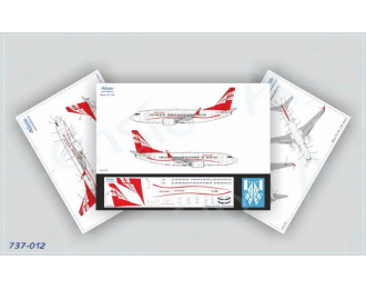 Декаль Airzena (Georgian Airlines) для 737-700