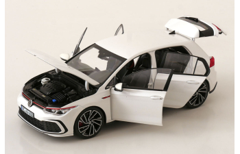 VOLKSWAGEN Golf 8 GTI 5-door (2021), white metallic