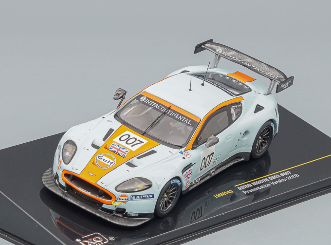 ASTON MARTIN DBR9 007 «GULF» Presentation Version 2008, light blue