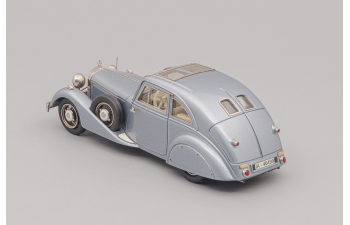 (Б/У) MERCEDES-BENZ 500K (W29) Stromlinie "Karosserie Erdmann & Rossi" (1935), silver-fish blue met
