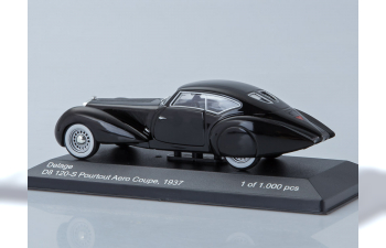 DELAGE D8 120-S Pourtout Aero Coupe (1937), black