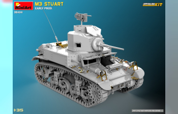 Сборная модель TANK M3 Stuart Military 1945