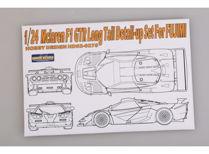 Набор для доработки Mclaren F1 GTR Long Tail Detail-up Set для моделей F （PE+Metal parts）