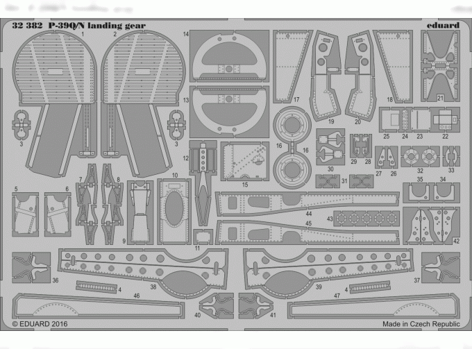 Фототравление для P-39Q/N PART I.