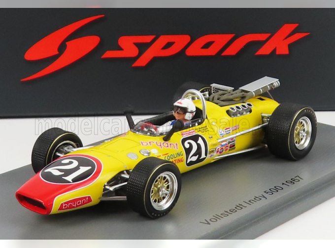 VOLLSTEDT N21 Indy 500 (1967) C.Yarborough, yellow red