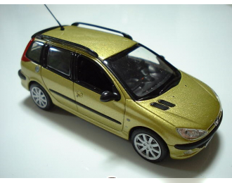 PEUGEOT 206 SW S16, jaune persepolis