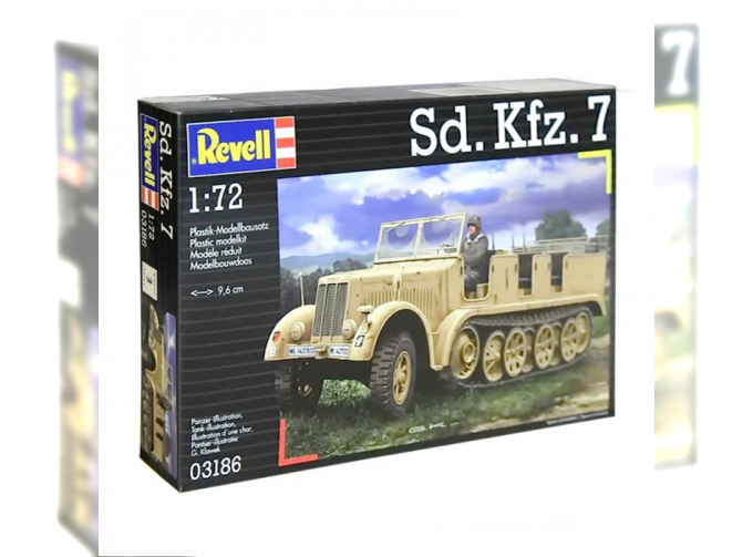 Сборная модель Полугусеничный тягач Sd.Kfz. 7, немецкий