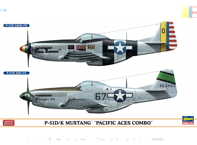 Сборная модель P-51D/K PACIFIC ACES COMBO