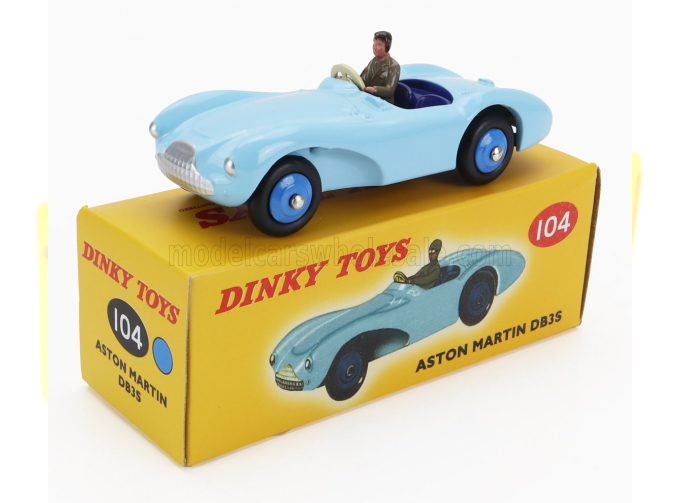 ASTON MARTIN Db3s Spider (1954), Light Blue
